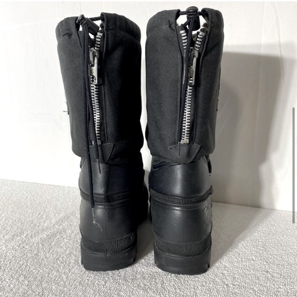 Vintage Kamik Black Limited Edition Embroidered Insulated Winter Boots 9 - Picture 5 of 13
